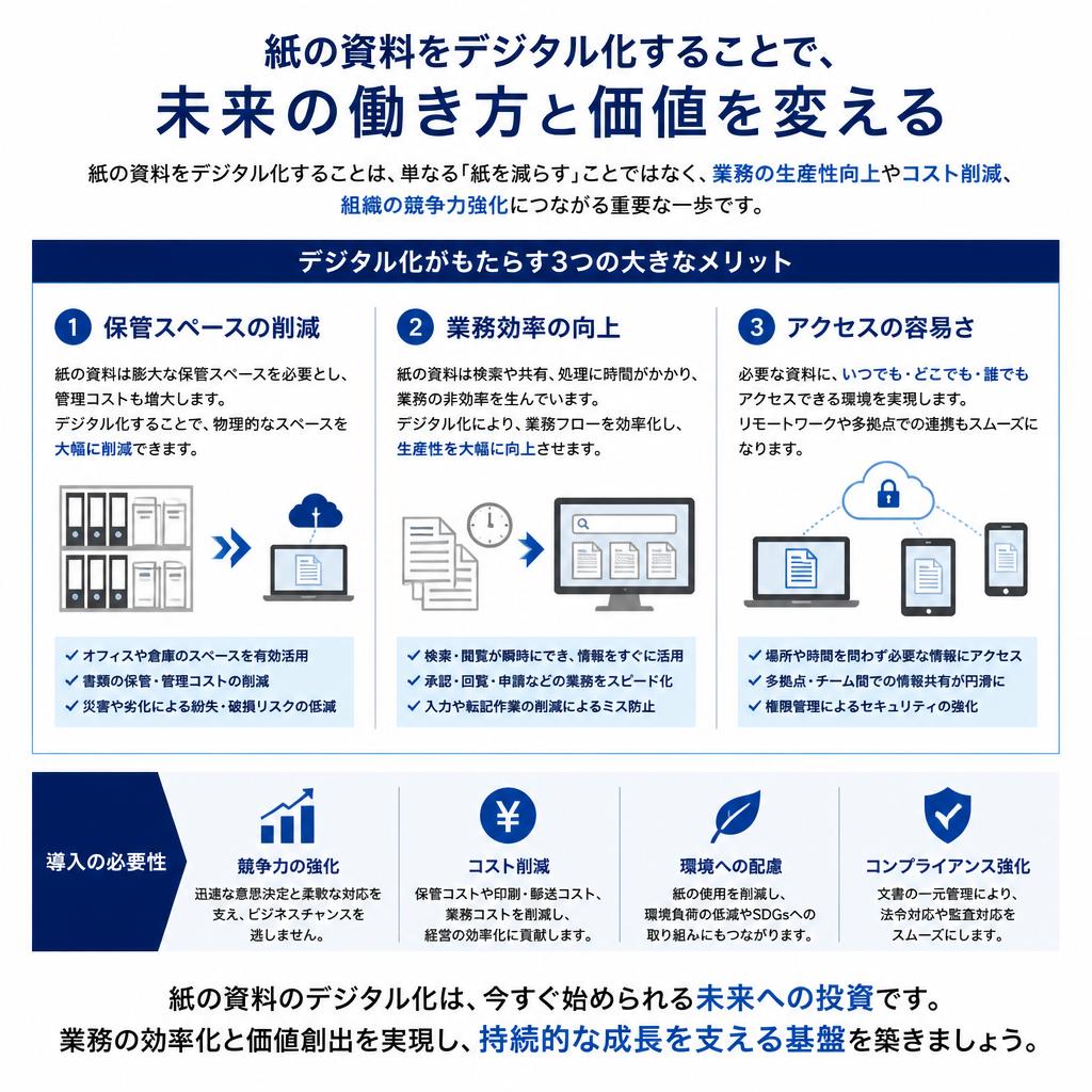 2. なぜ「紙の電子化」が最初のステップなのか？