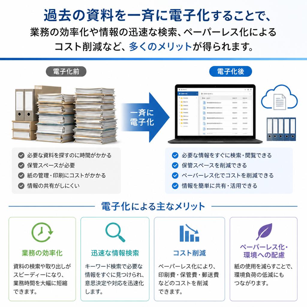 2. 一斉電子化のメリットとは？