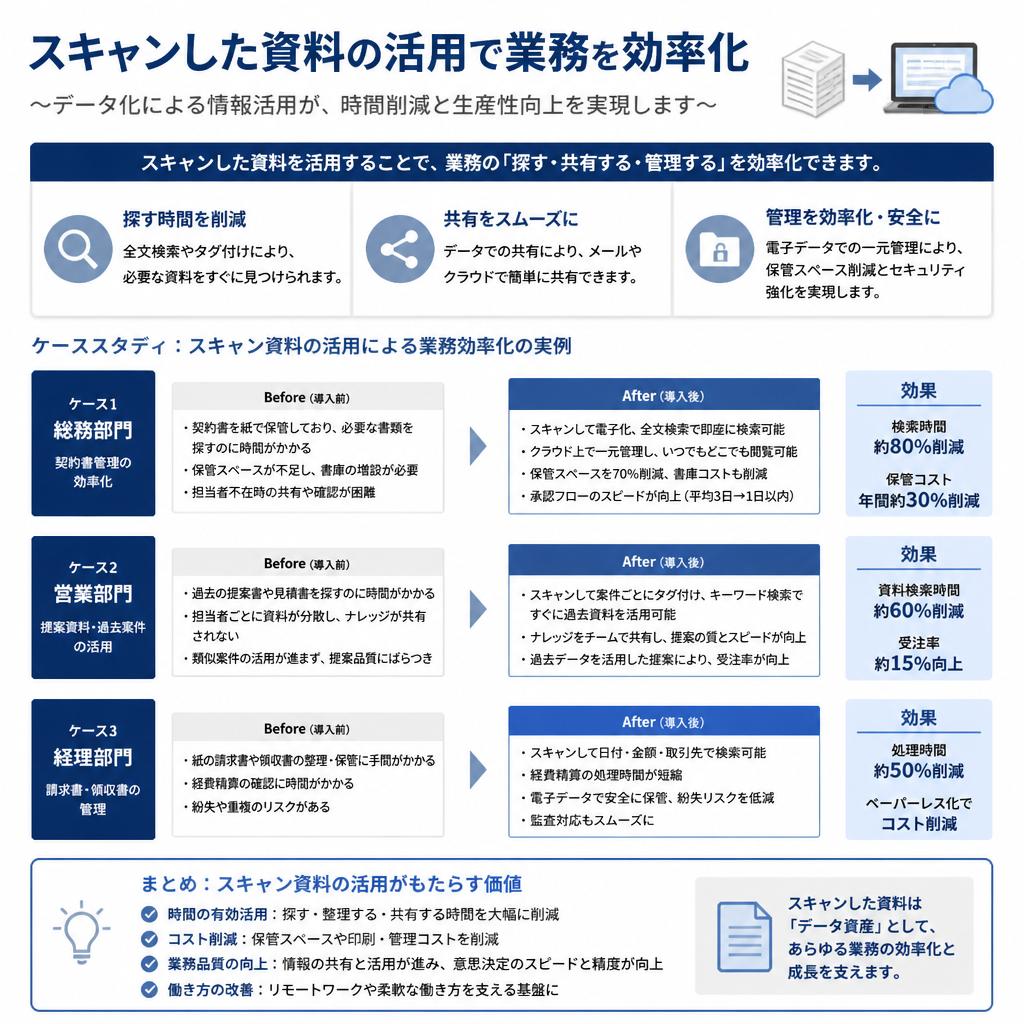 デジタル化による業務効率の向上