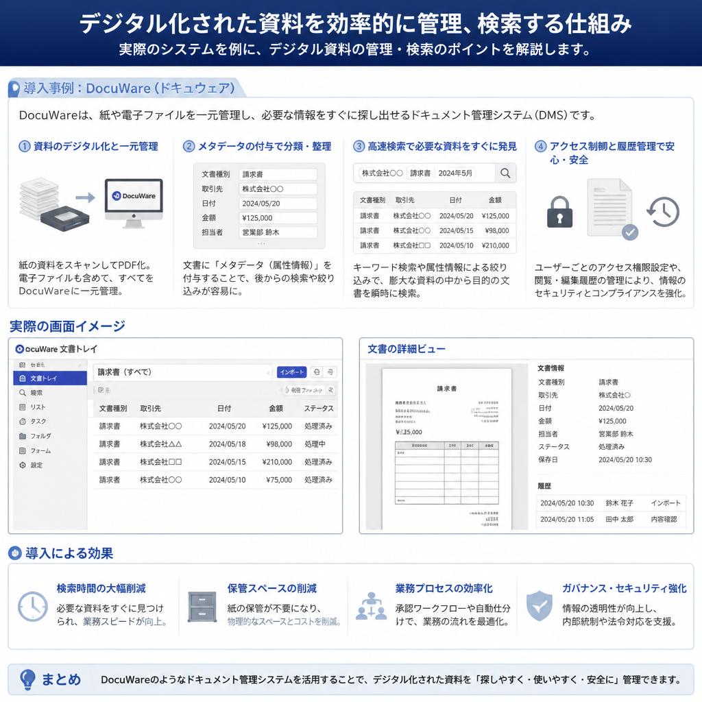4. スキャンによるデータ管理の利便性