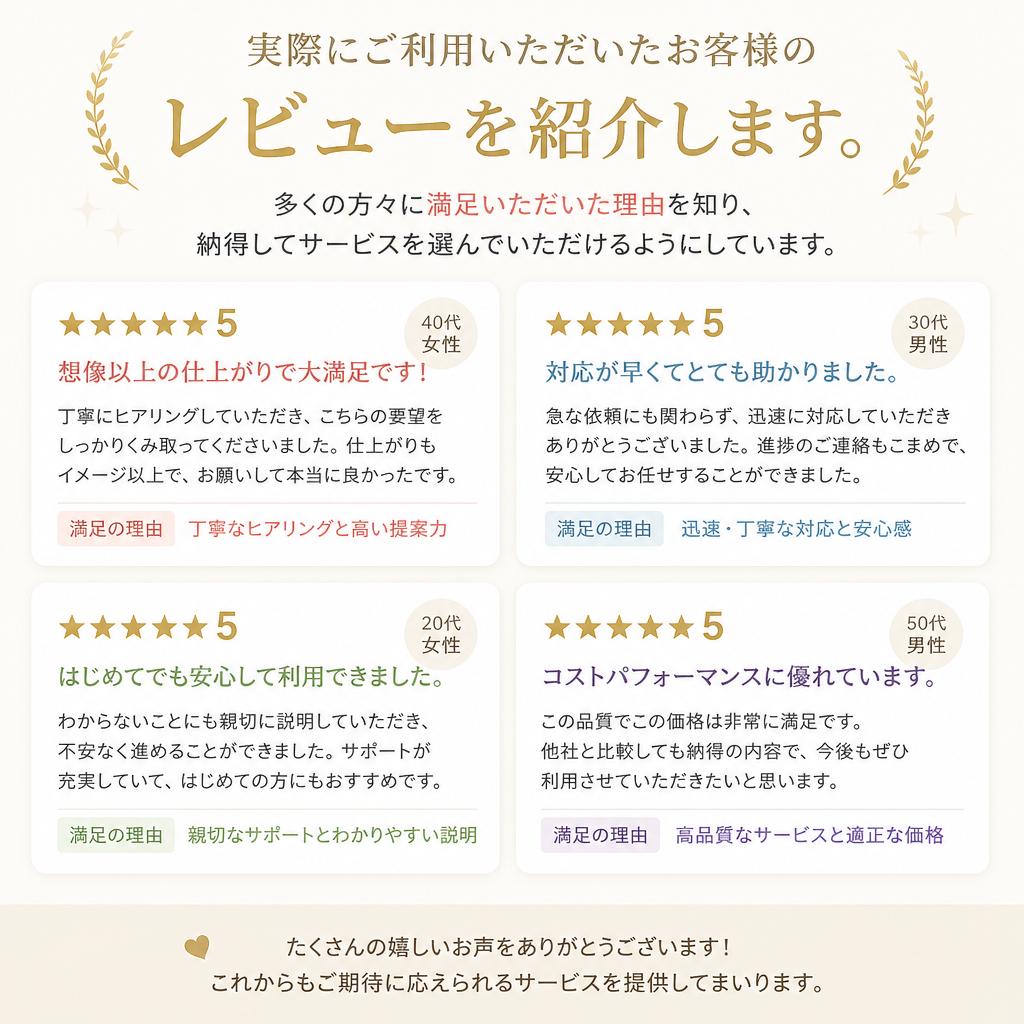 お客様の声